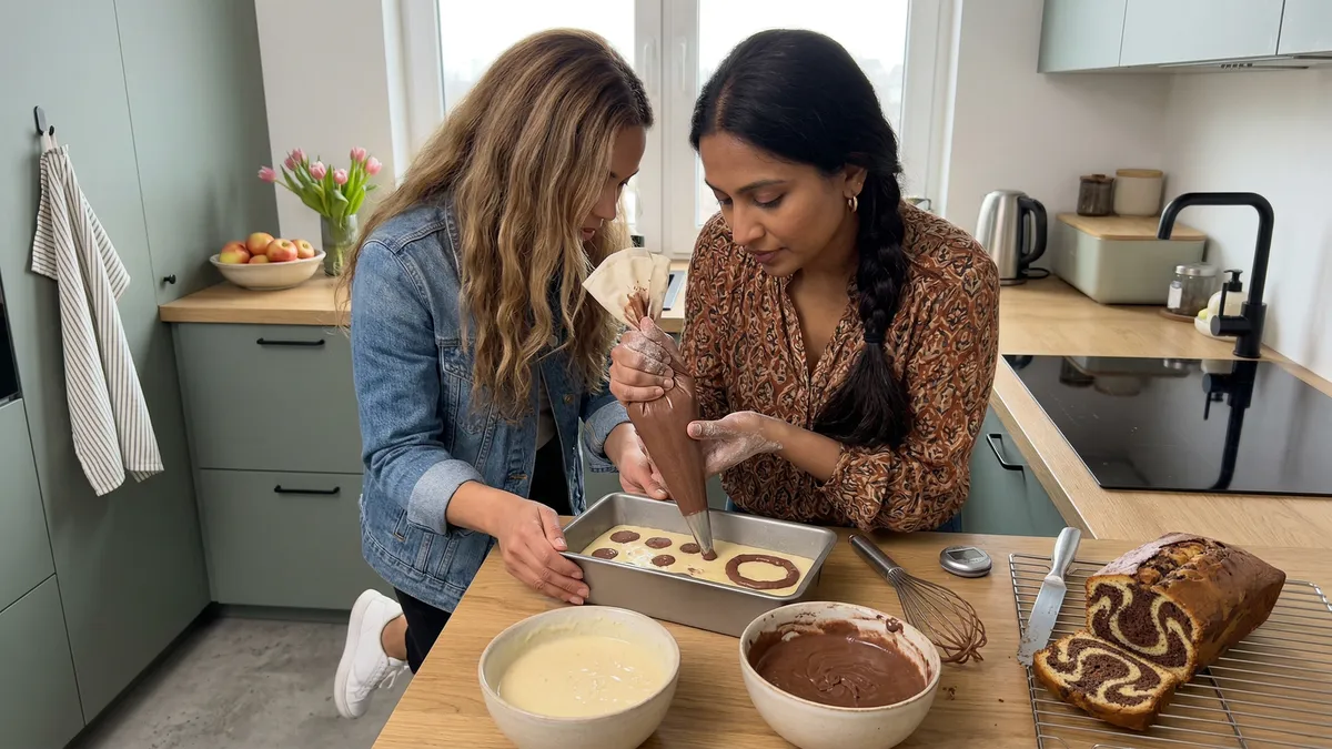 Niepozorna waniliowa babka na 8 marca: po przekrojeniu odkrywa wzór panterki