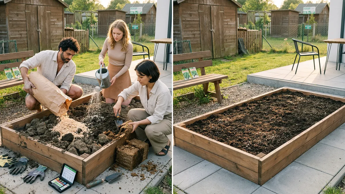 Ogórki rosną jak szalone dzięki trocinom i torfowi? Sprawdź prosty układ warstw na grządce