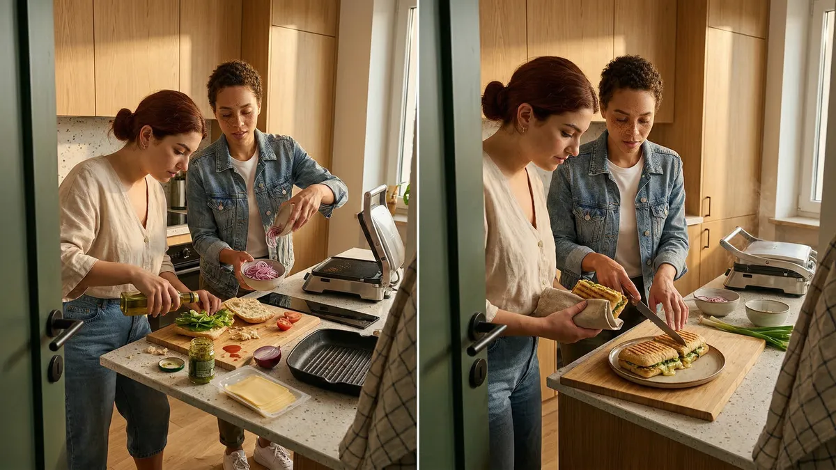 Panini w 15 minut: chrupiąca kanapka na ciepło, która ratuje poranki