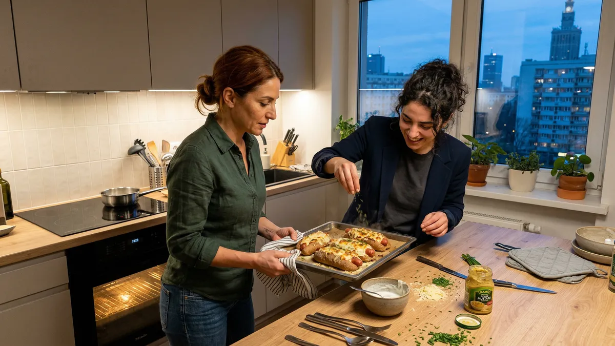 Parówki na szybko: 5 chrupiących pomysłów z serem i sosem w 15 minut