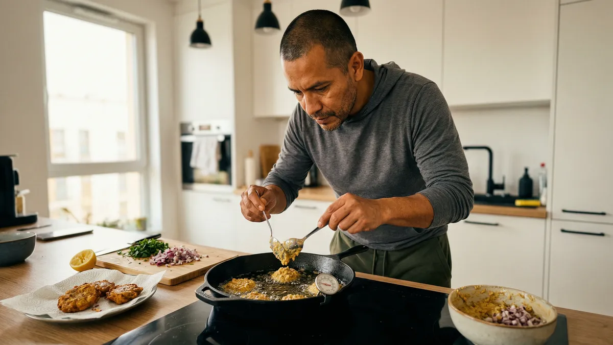 Piyaju, czyli bengalskie placuszki z soczewicy i cebuli – prosty przepis na chrupiącą przekąskę