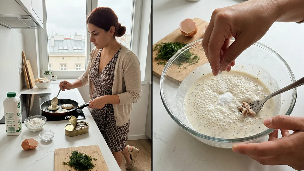 Placuszki rybne z puszki: szybki, tani obiad z kilku składników