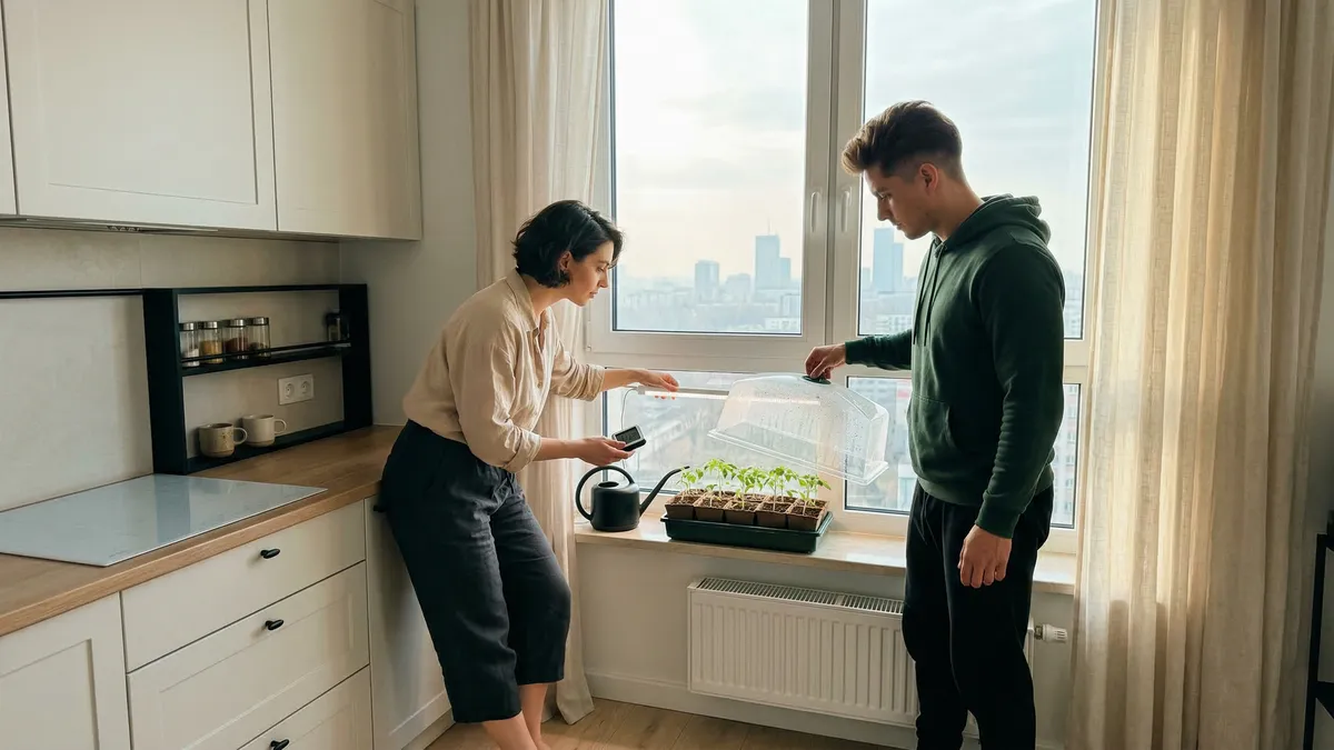 Rozsada pomidorów się wyciąga i przewraca? 3 kroki po wschodach, które ratują siewki