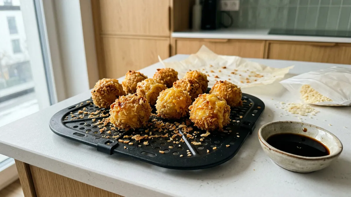 Sekret chrupiących sushi‑kulek bez zwijania – patelnia czy airfryer?