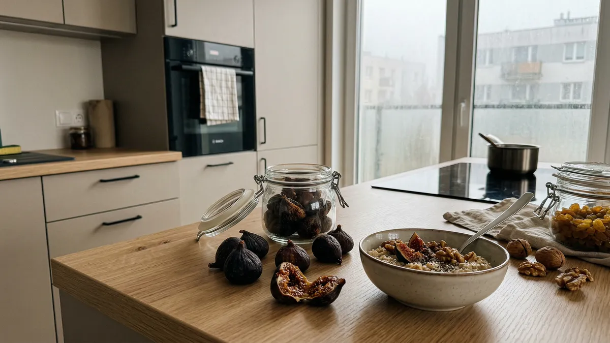 Suszone figi kontra śliwki, morele i rodzynki: co naprawdę wynika z liczb o błonniku, wapniu i IG?