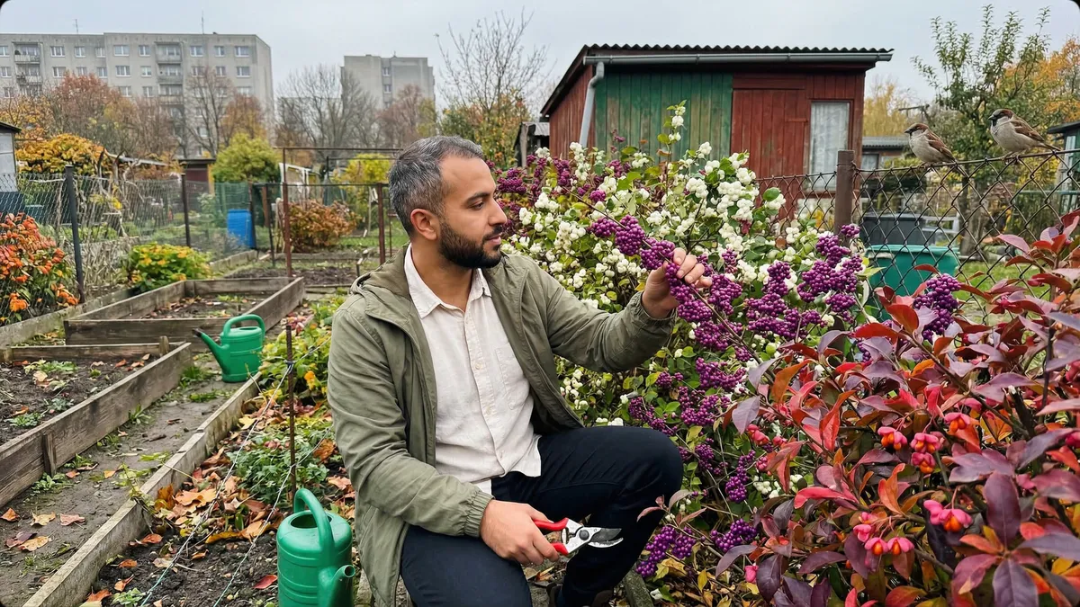 Te 3 krzewy z owocami robią efekt wow w ogrodzie jesienią i zimą