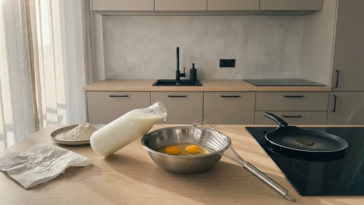 Ten trik z jajkami sprawi, że ciasto na naleśniki będzie gładkie bez grudek