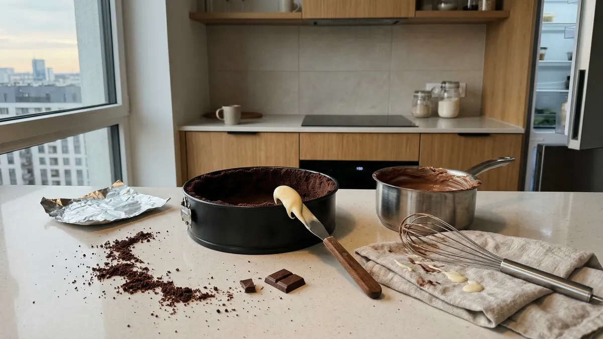 Tort bez pieczenia bez żelatyny: przepis na krem jedwabisty i stabilny spód z ciastek