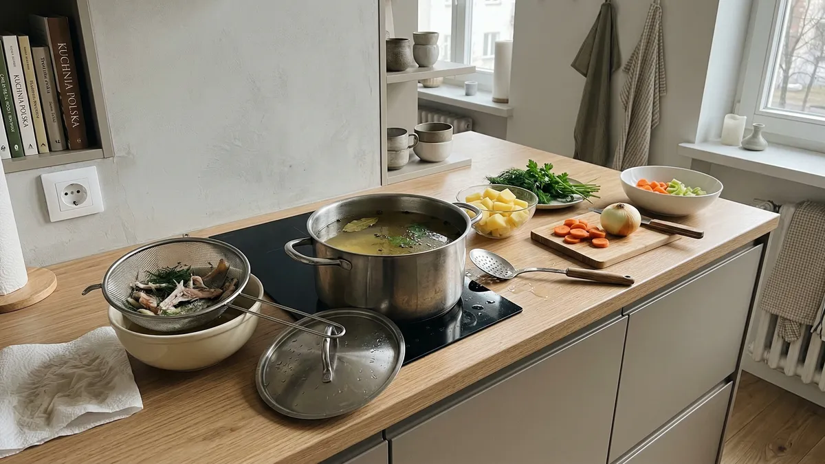 Ucha z pstrąga: jak ugotować klarowną zupę rybną bez filetu