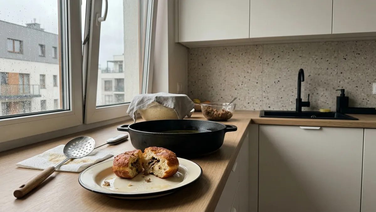 Wytrawne pączki z podrobami jak dawniej: przepis krok po kroku i temperatura smażenia