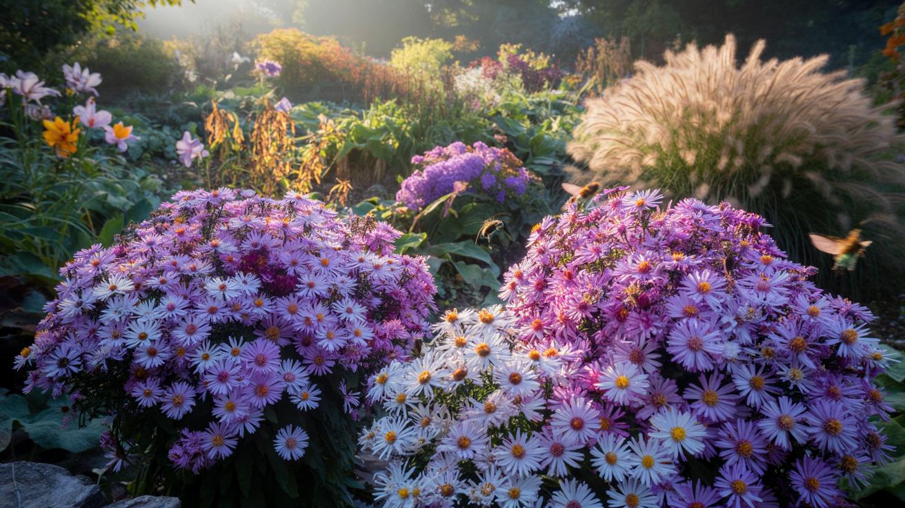 Aster jesienny jako ratunek dla ogrodu, gdy reszta przekwita