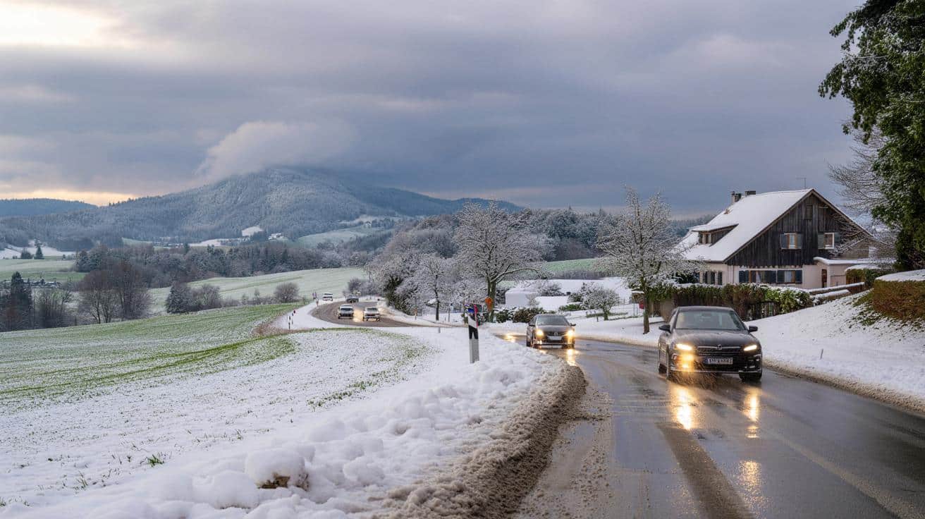 Atak zimy w marcu: do 30 cm śniegu w Bawarii przez napływ chłodu z północy