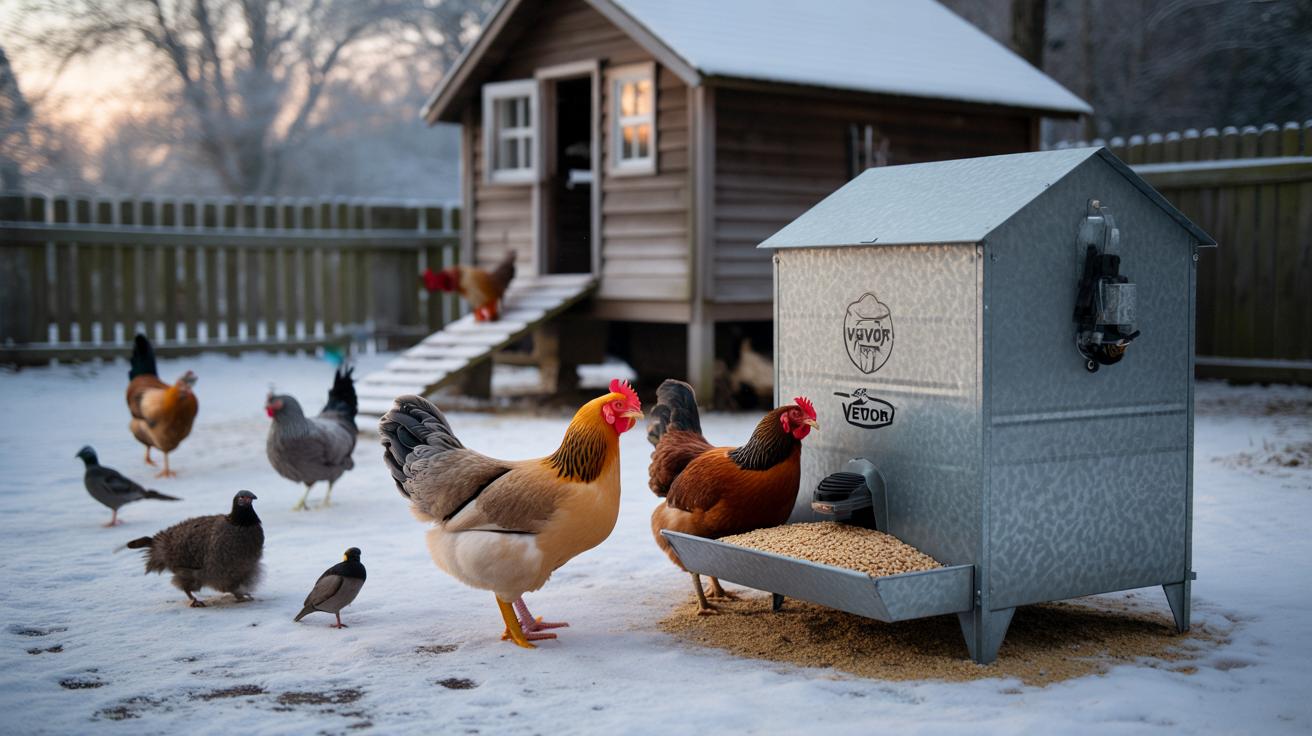 Automatyczna karmidło na zimę: hit dla właścicieli przydomowych kur