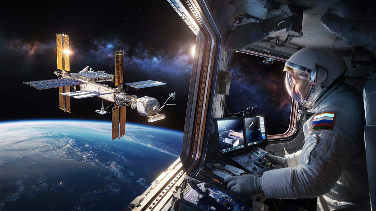 Awaria rosyjskiego statku załadowczego przy ISS: kosmonauta przejmuje stery z pokładu stacji