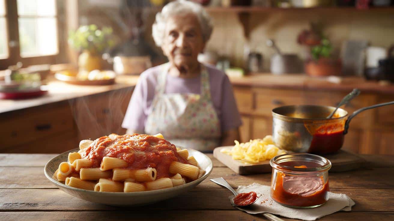 Babcia z Hiszpanii od 100 lat robi makaron z pomidorami. Jeden tani dodatek zmienia wszystko