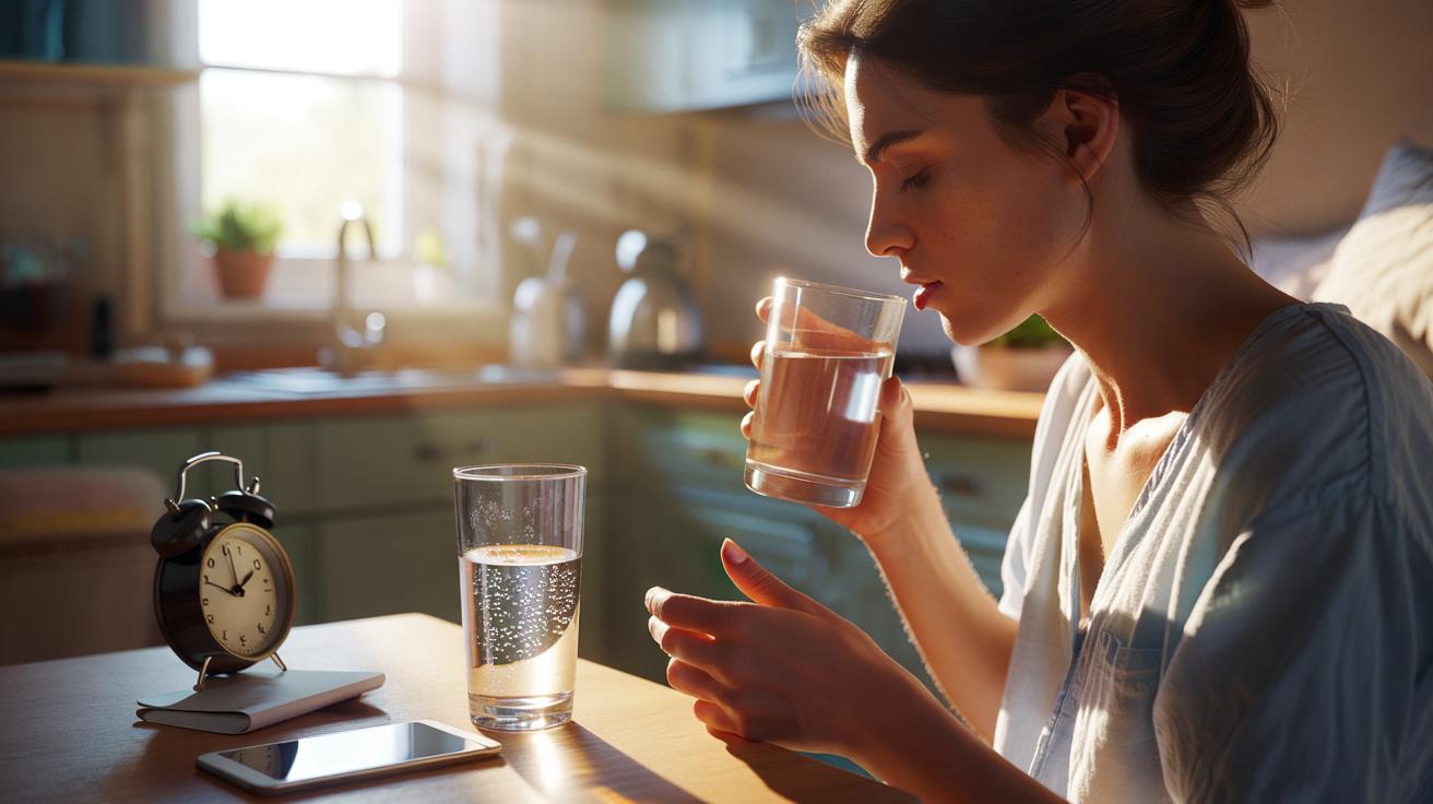 Badacze ujawniają, co łączy osoby pijące wodę tuż po przebudzeniu i jakie korzyści to przynosi