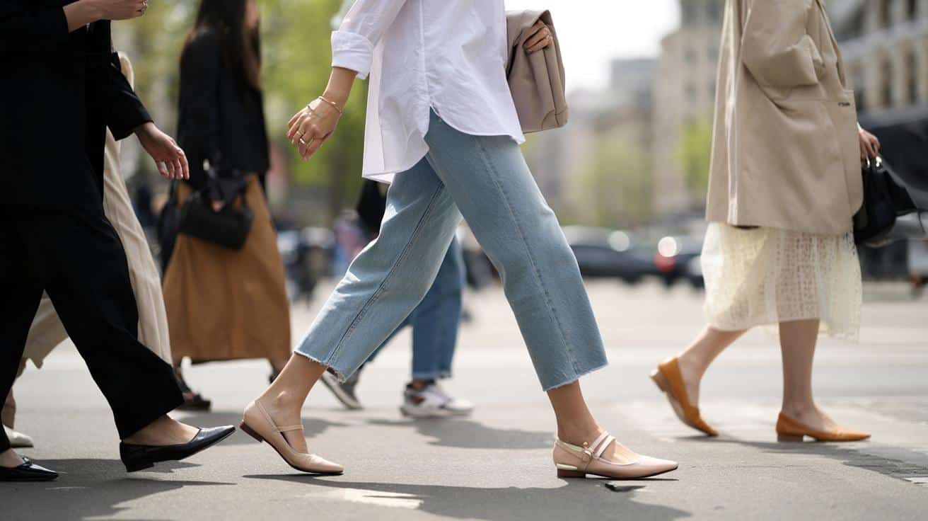 Baleriny z paseczkiem wracają do łask. Ten model zdominuje wiosnę