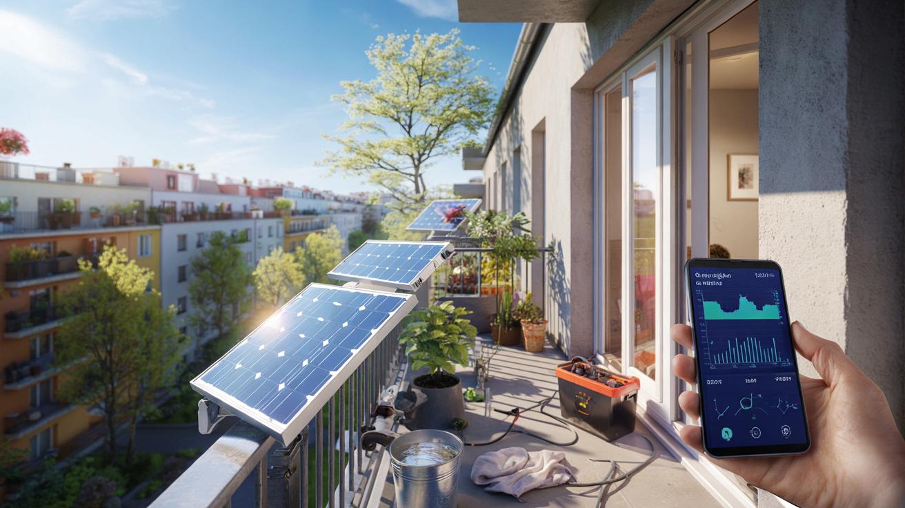 Balkonowe panele wiosną: 5 kroków, które podbiją produkcję prądu