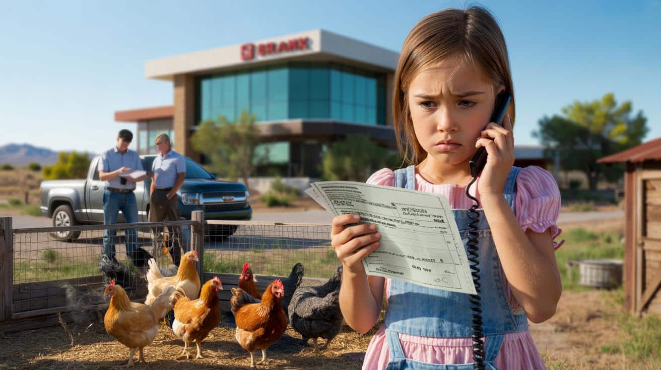 Bankowy koszmar 10‑latki: sprzedała kury za 1900 euro, pieniądze zniknęły