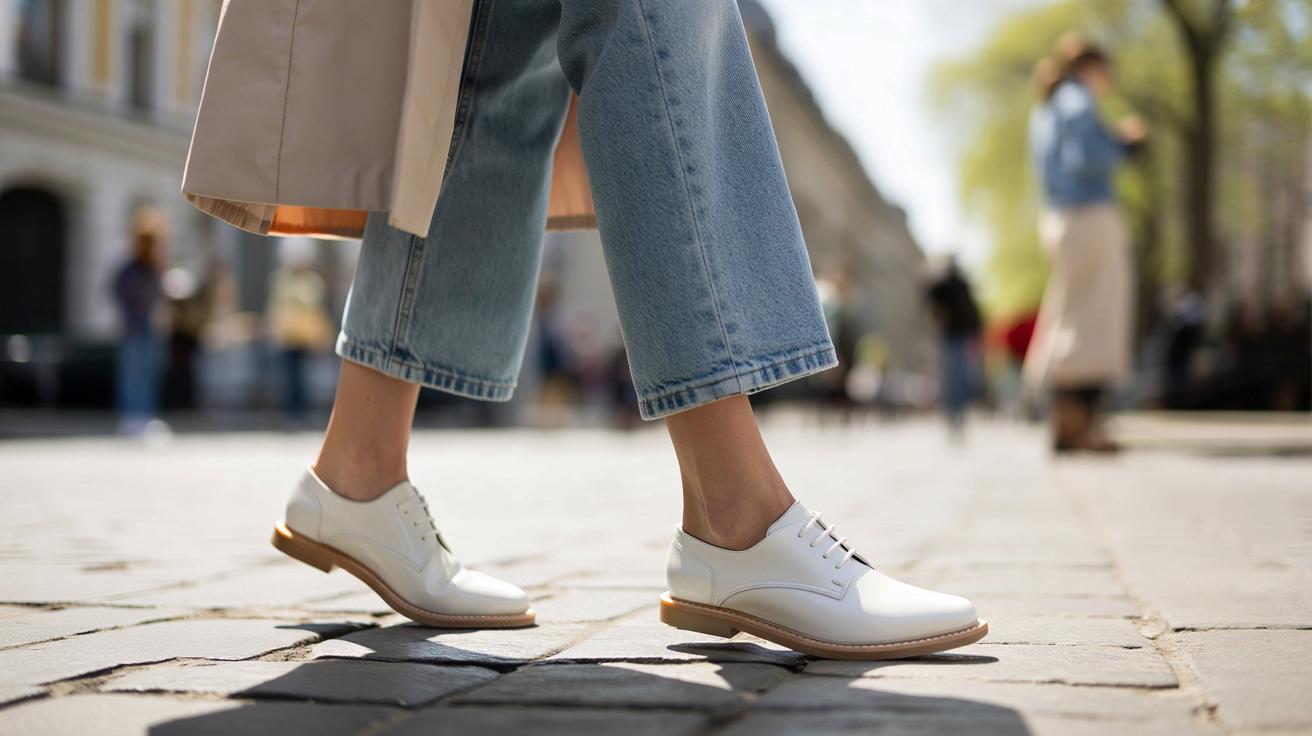 Białe derby wracają do łask. Te półbuty robią wiosną furorę