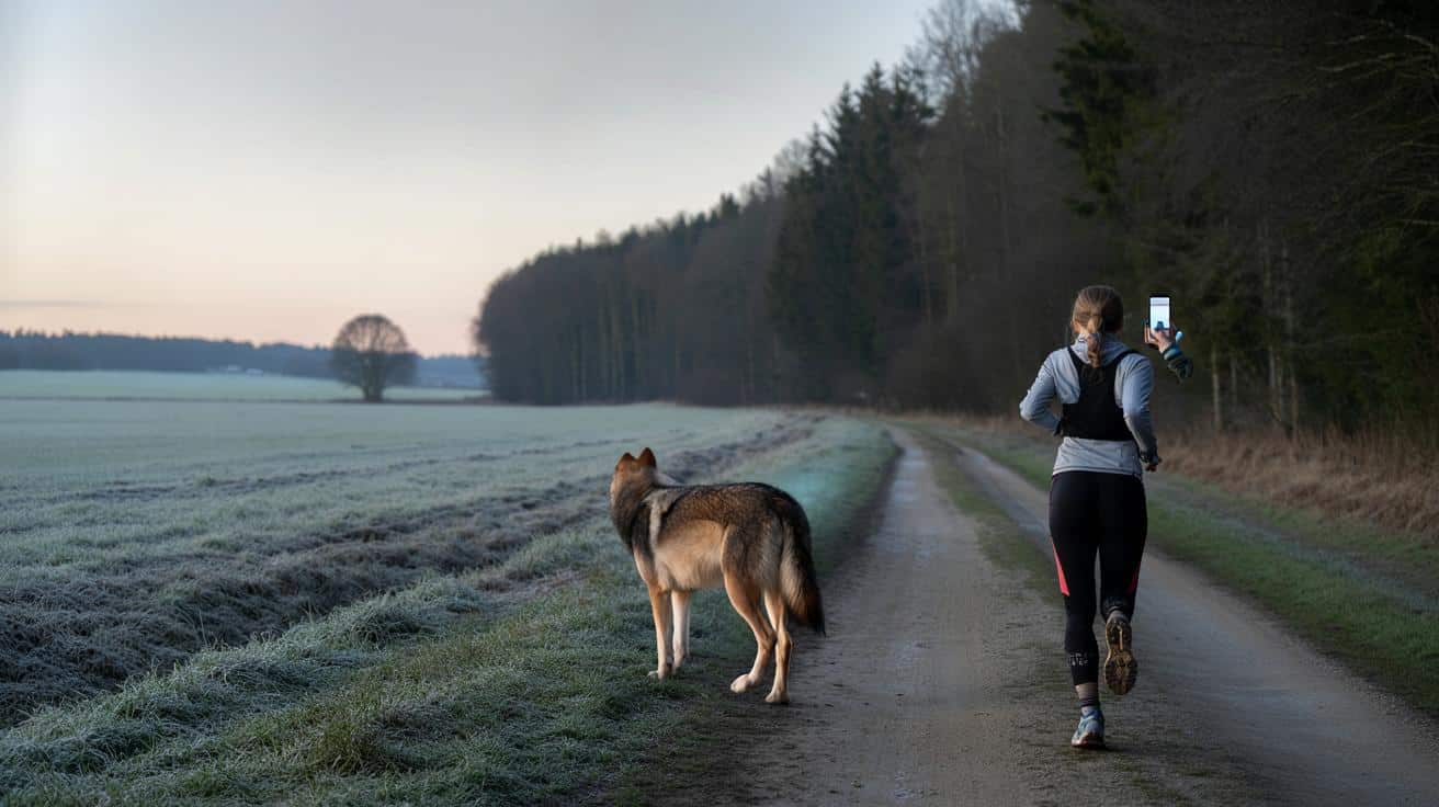 Biegaczka myślała, że widzi psa. Zdjęcie ujawniło coś znacznie groźniejszego