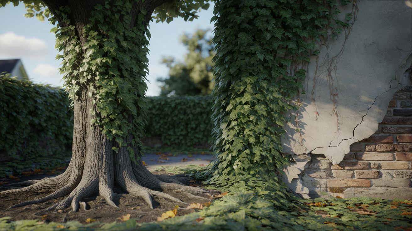 Bluszcz na drzewach i ścianach: ratunek czy ukryte zagrożenie?