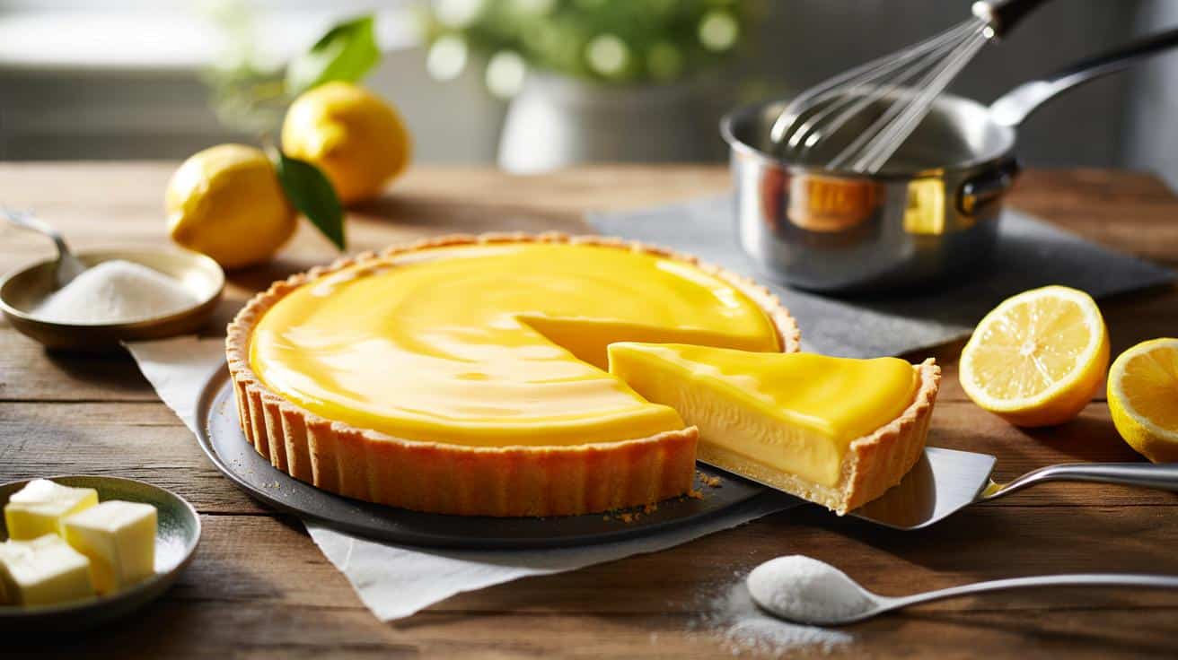 Błyskawiczna tarta cytrynowa: krem gotowy w 3 minuty, bez kąpieli wodnej