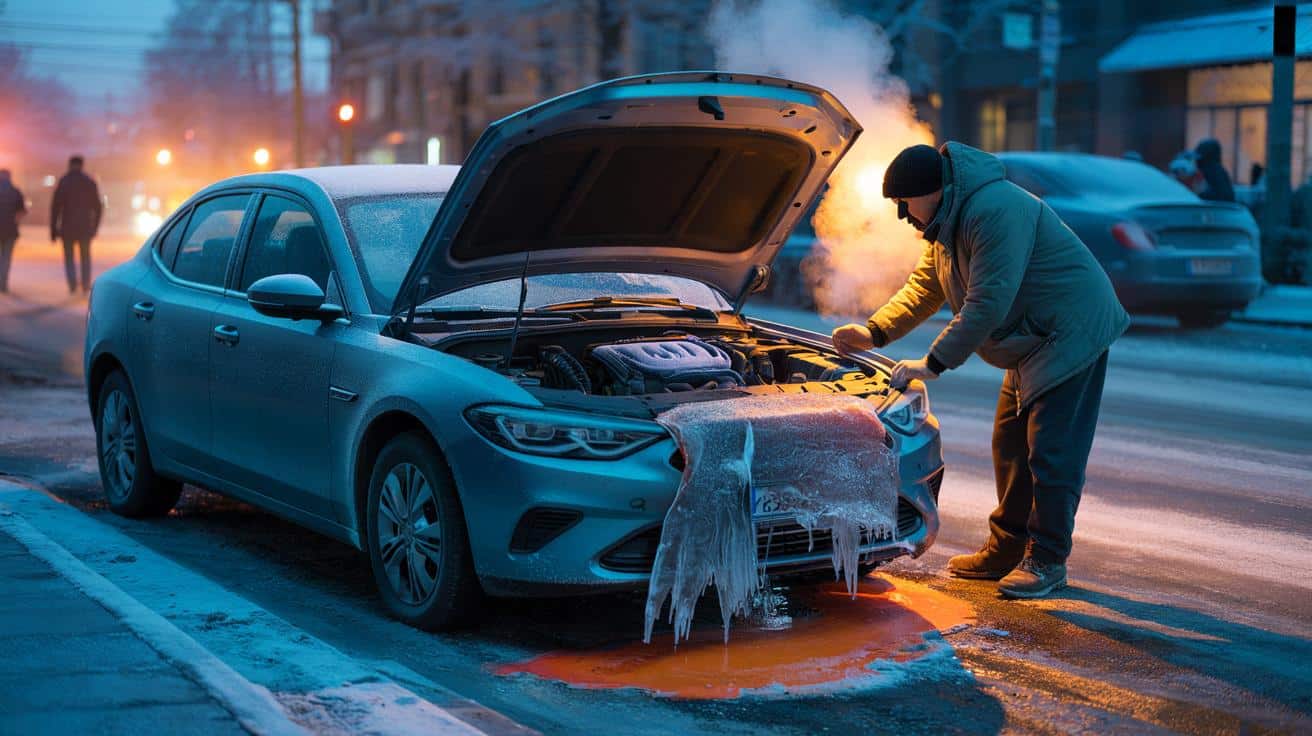 Brak płynu chłodniczego zimą? Oto co mróz zrobi z twoim autem