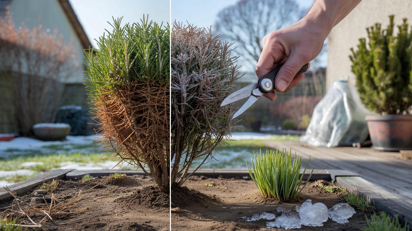 Brązowy rozmaryn w marcu? Jeden prosty trik zdecyduje, czy go uratujesz, czy wyrwiesz za wcześnie