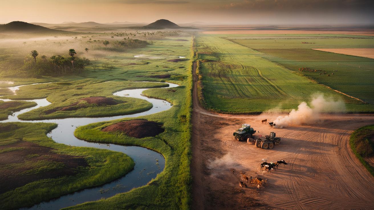 Brazylijskie bagna trzymają w ryzach klimat. Rolnictwo zaczyna je wysuszać