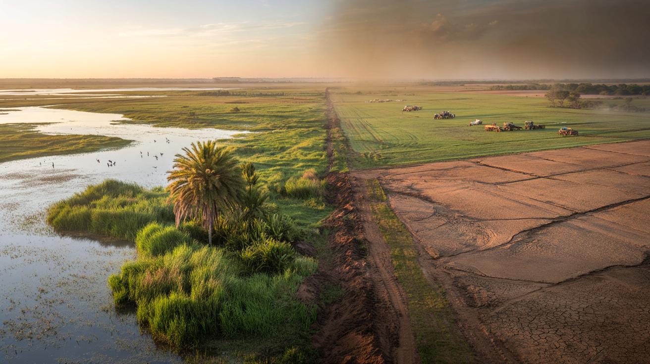 Brazylijskie mokradła ważniejsze dla klimatu niż myśleliśmy. Rolnictwo wysusza je w ekspresowym tempie