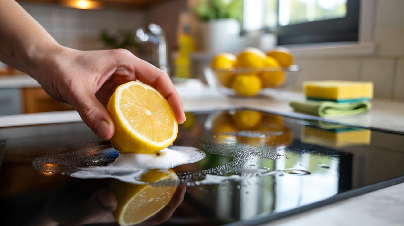 Brudna płyta kuchenna? Ten jeden owoc z kuchni robi cuda