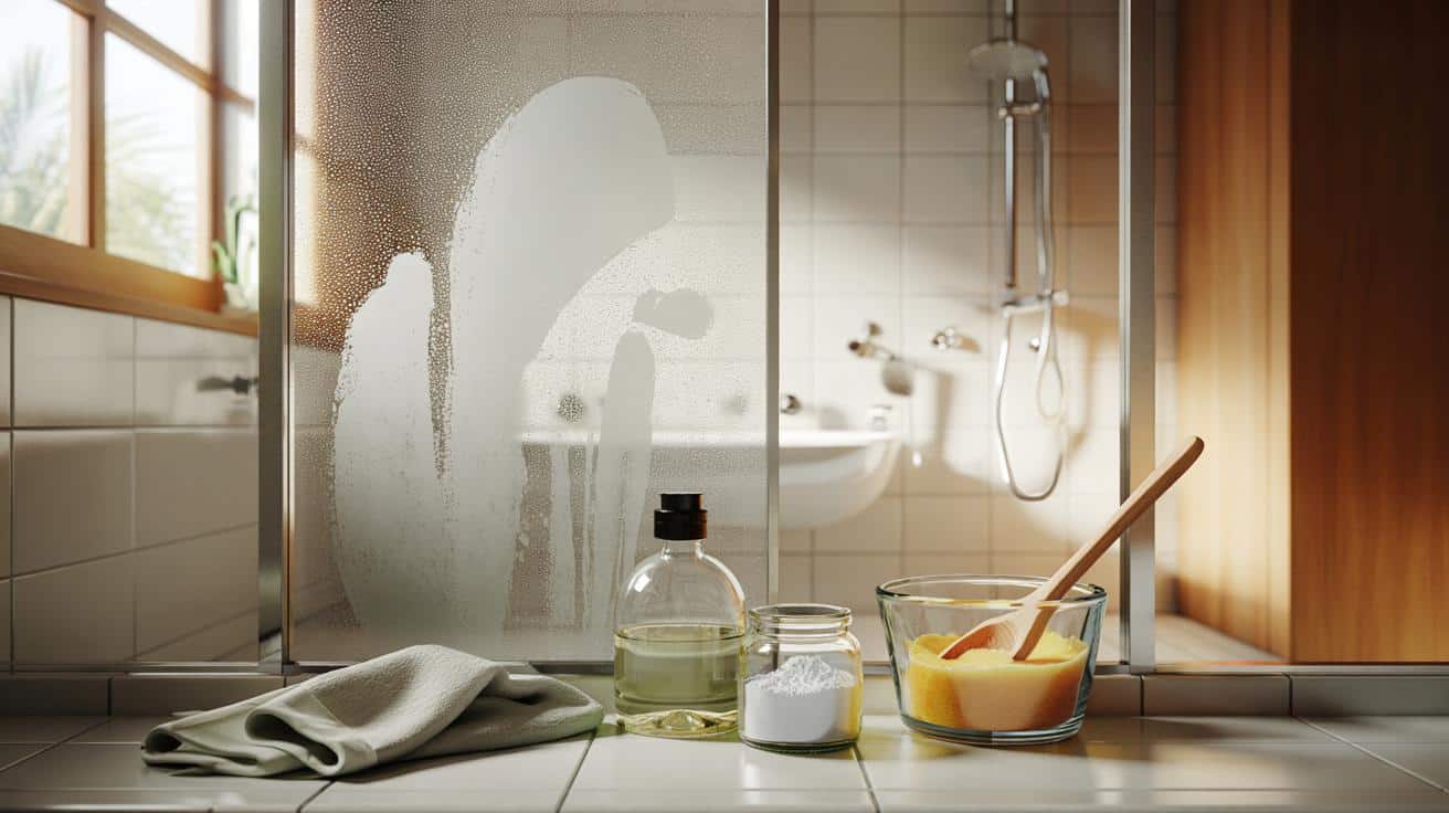 Brudna szyba prysznica? Te 3 składniki z kuchni robią z niej lustro