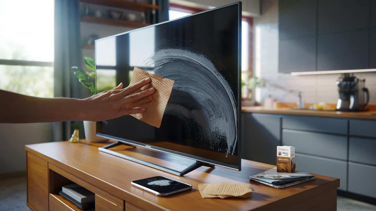 Brudny ekran TV i smartfona? Ten tani kuchenny trik działa najlepiej