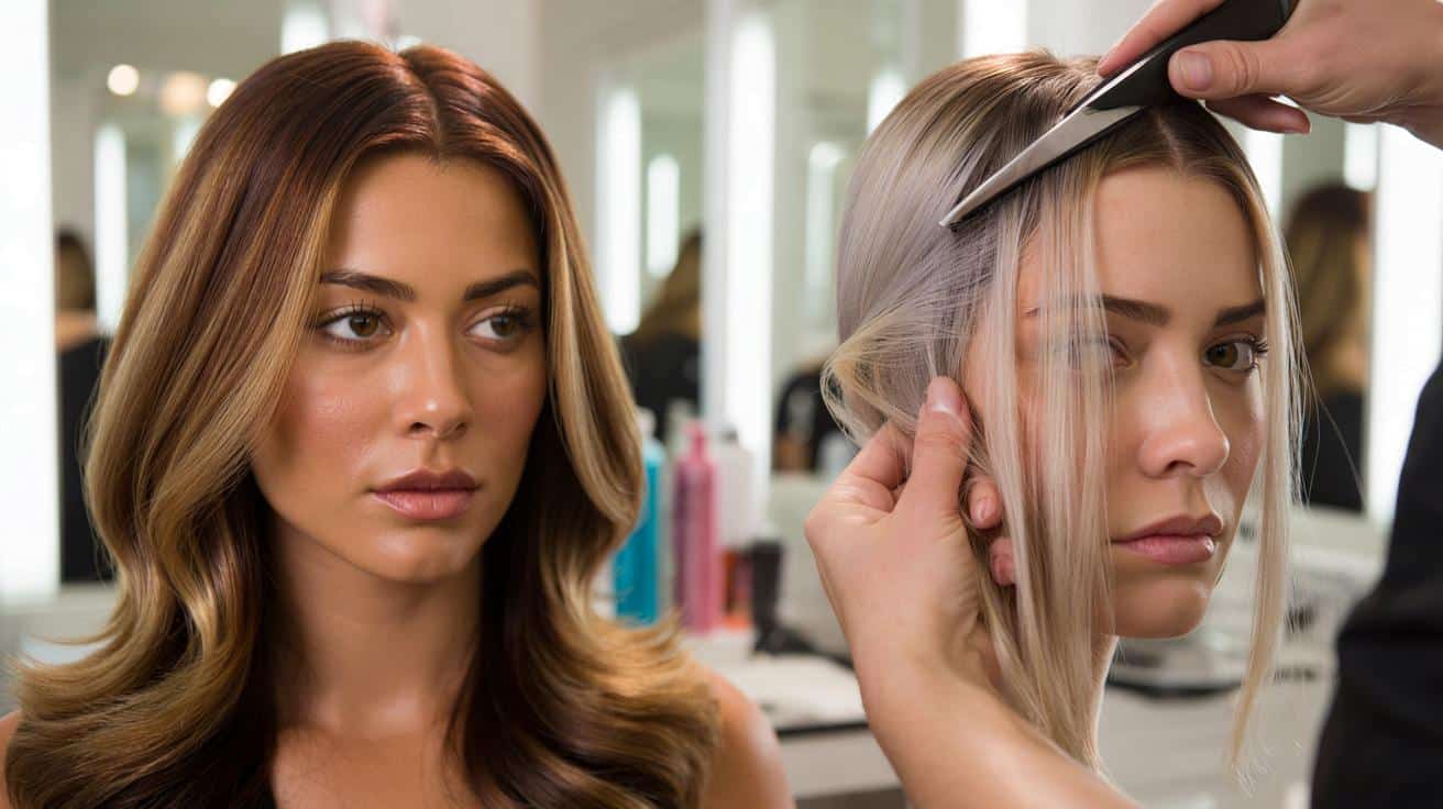 Brunetka u fryzjera: jeden kolor, który natychmiast postarz a twarz