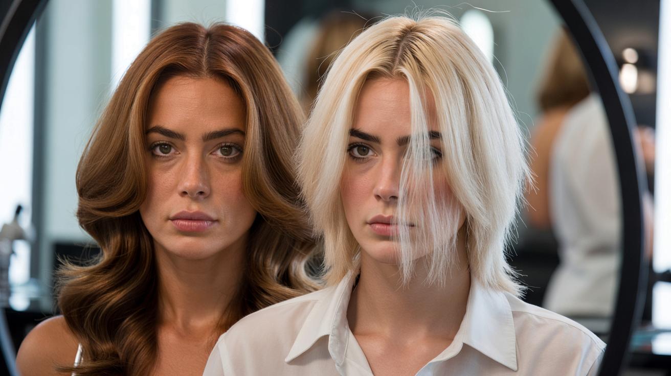 Brunetka u fryzjera: jeden modny kolor, który brutalnie postarzają twarz