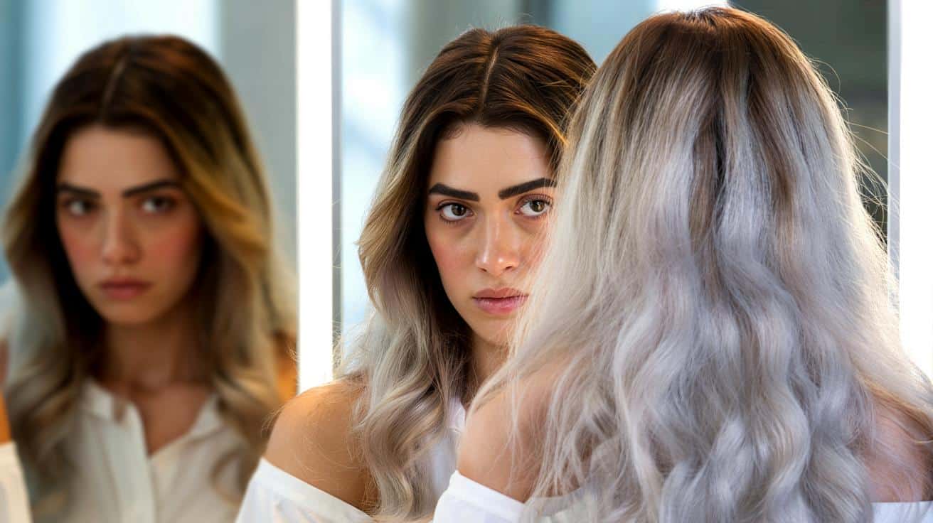 Brunetka u fryzjera: ten modny blond może brutalnie postarzyć twarz