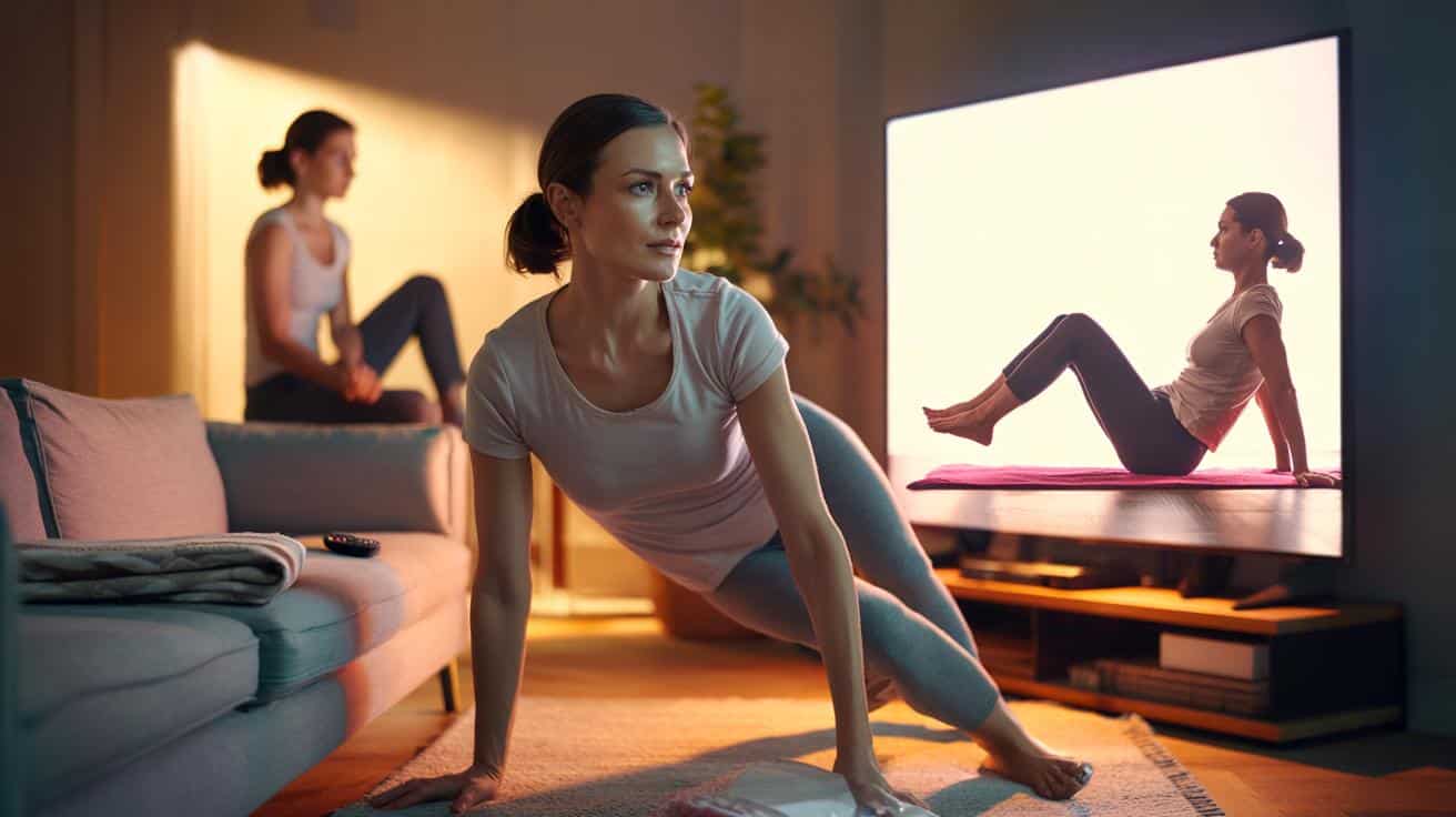 Brzuch robi się sam, gdy oglądasz serial? 4 proste ćwiczenia z kanapy