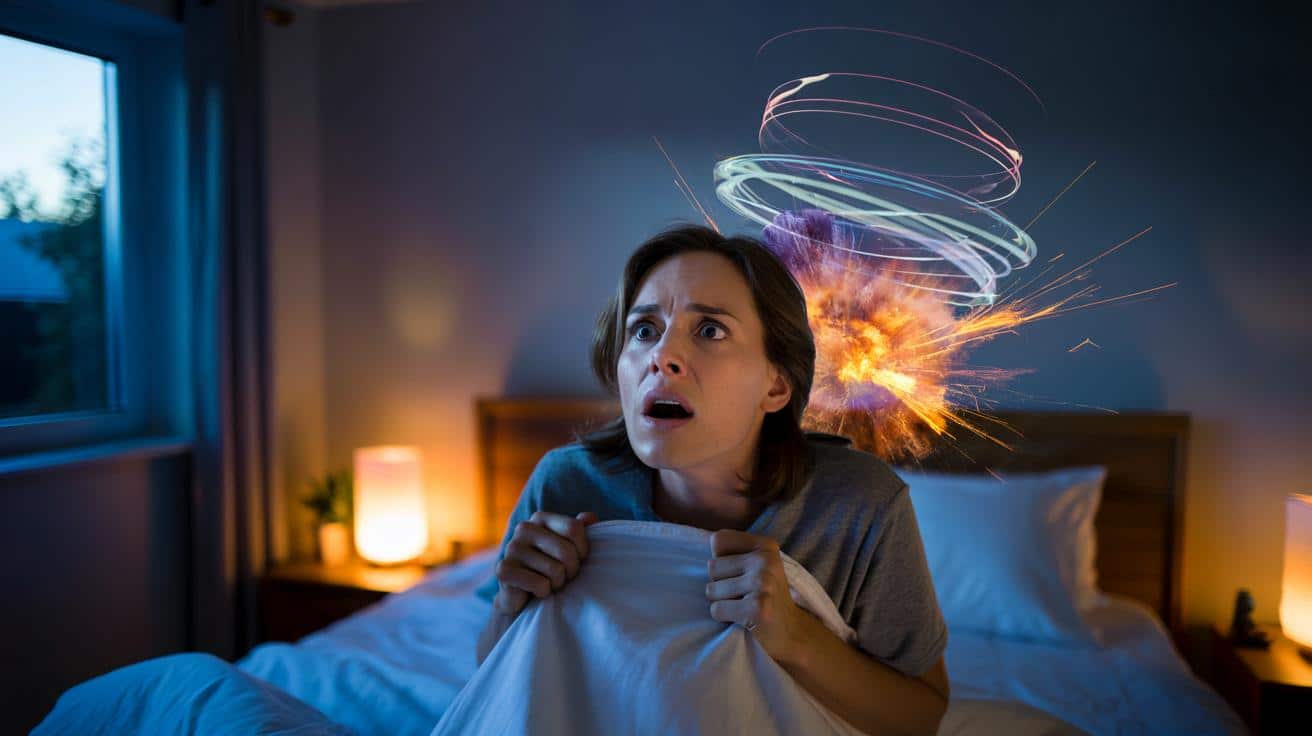 Budzi cię nagła „eksplozja” w głowie przy zasypianiu? Lekarze wyjaśniają