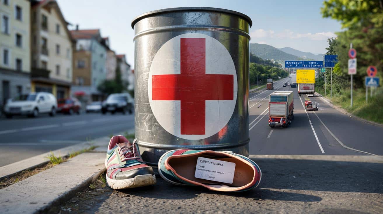 Oddał buty do kontenera Czerwonego Krzyża, a AirTag ujawnił, gdzie naprawdę trafiły