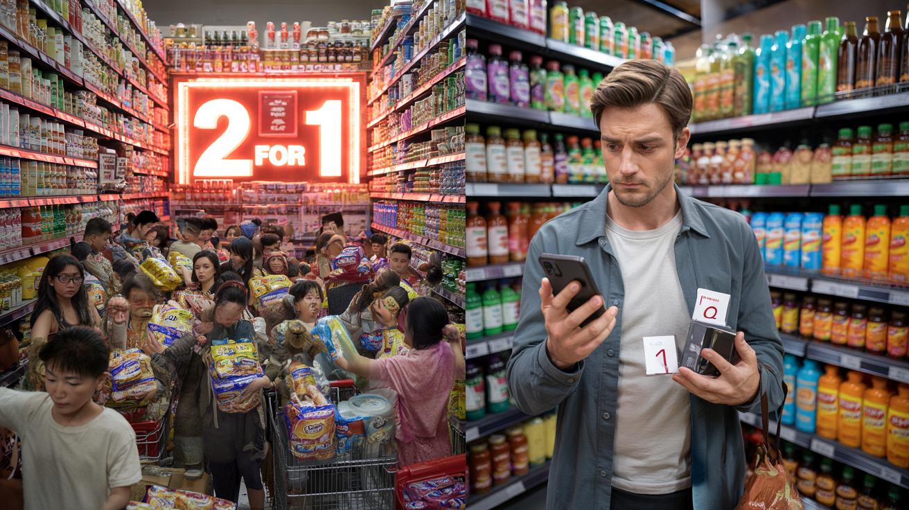 Były pracownik agencji reklamowej opisuje jak dokładnie działają promocje w stylu kup dwa zapłać za jeden i dlaczego nigdy nie kupuje w ten sposób znając liczby od środka