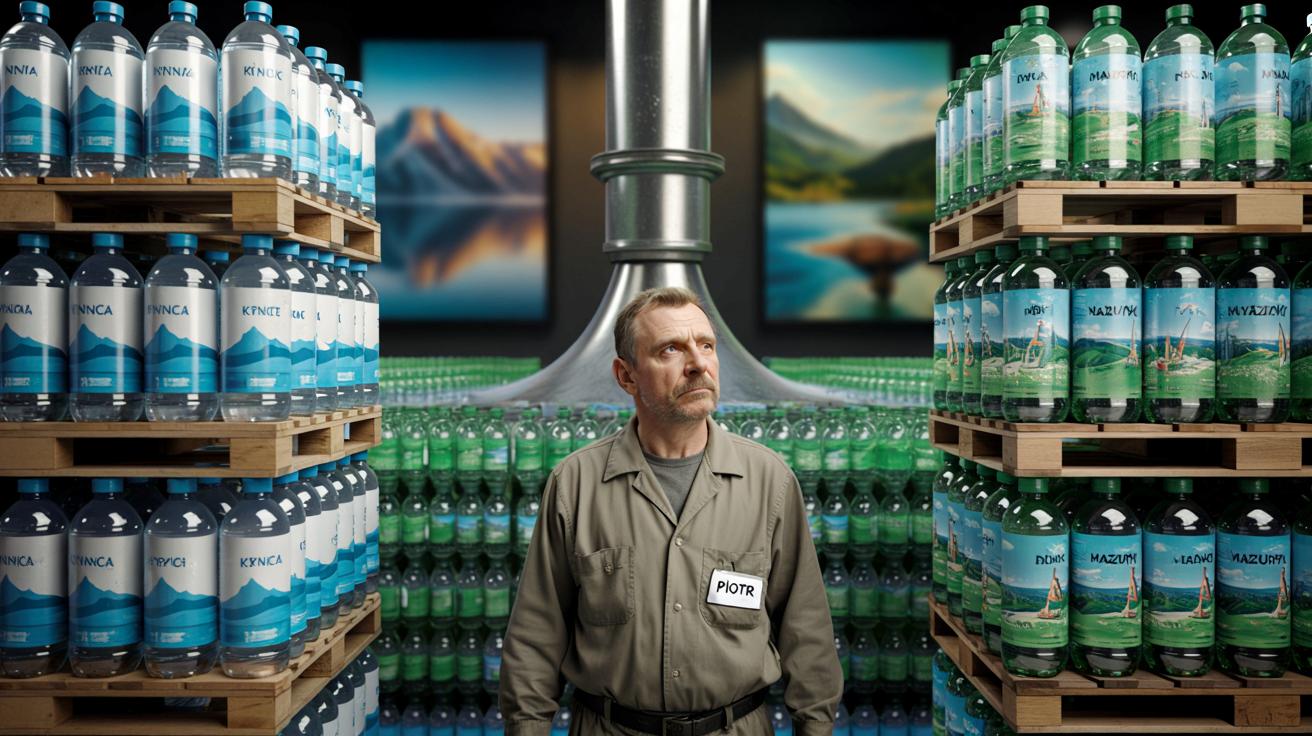 Były pracownik fabryki wody mineralnej ujawnia, dlaczego woda z Krynicy i z Mazur ma identyczny skład mimo zupełnie różnych opisów na etykietach