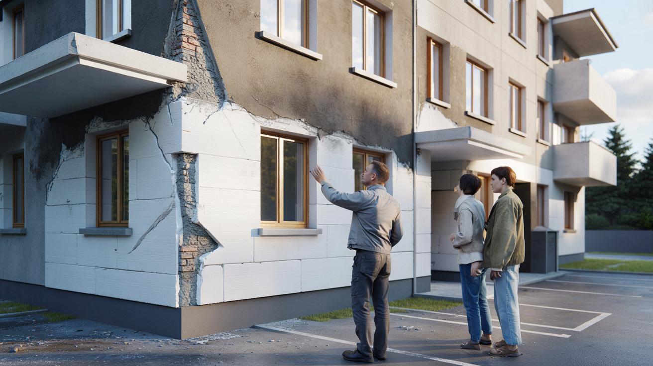 Były pracownik polskiej firmy budowlanej ujawnia, dlaczego styropian przyklejony do elewacji bez siatki zbrojącej odpada po kilku latach i jak przed zakupem mieszkania sprawdzić, czy ocieplenie wykonano prawidłowo