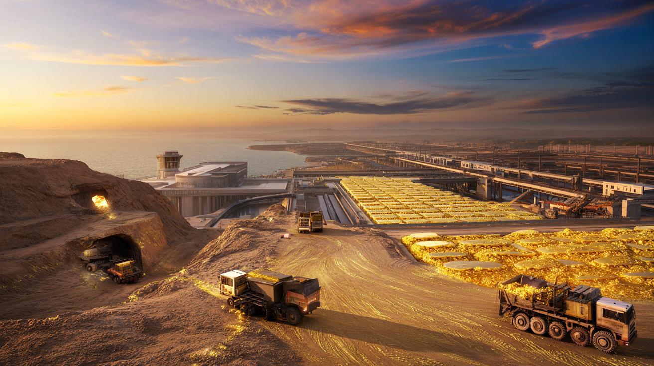 Chińczycy natrafili na gigantyczne złoża złota. Może to zmienić rynek