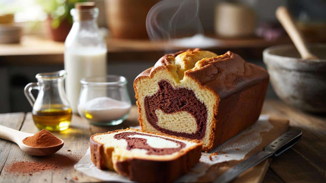 Ciasto marmurkowe bez jajek i masła: lekkie, puszyste, uzależnia