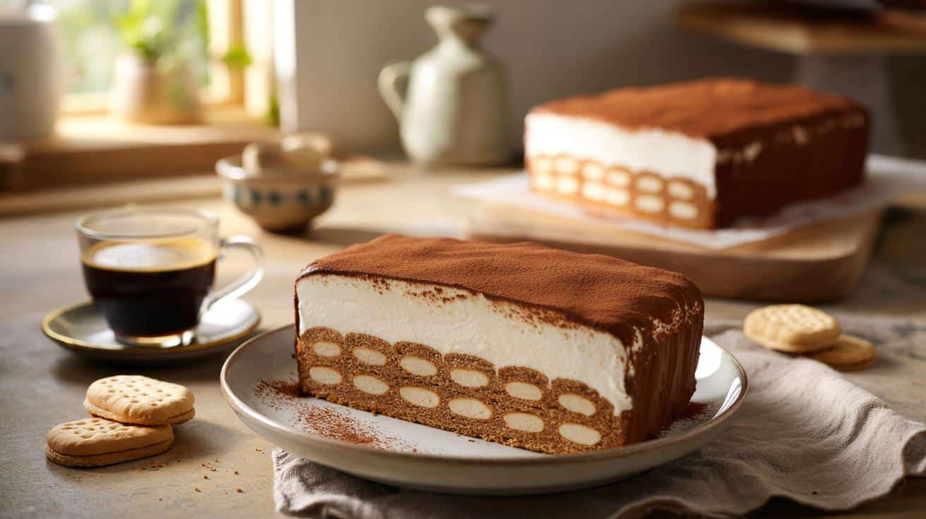 Ciasto z herbatników i kawy bez pieczenia: prosty deser jak z dzieciństwa