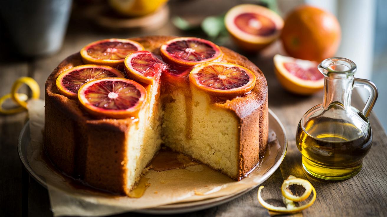 Ciasto z krwistą pomarańczą bez grama masła. Jeden składnik robi całą robotę