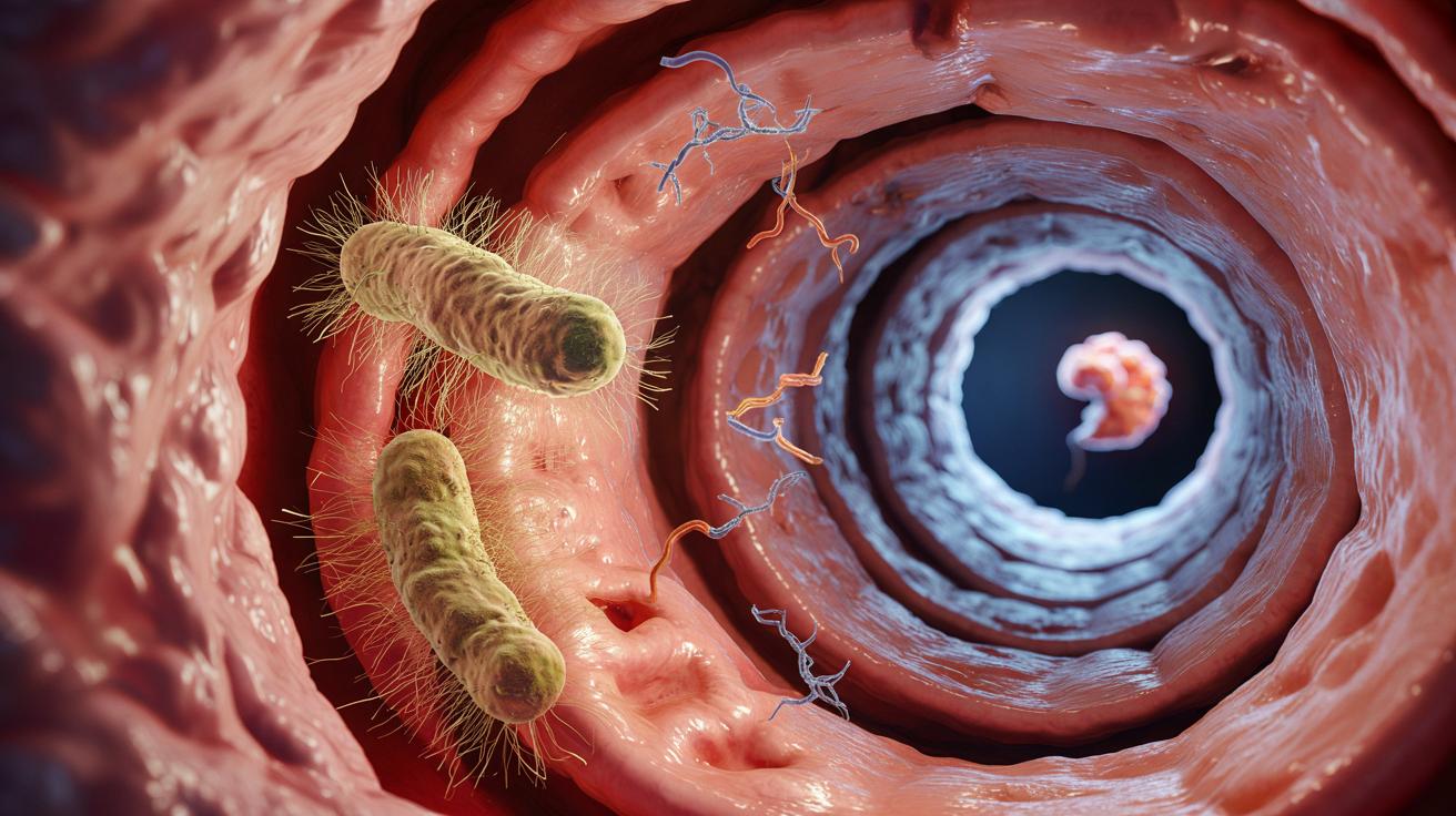 Cicha bakteria w jelitach dziecka może po latach wywołać raka jelita grubego