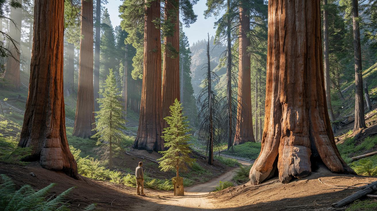 Zapomnij o Sequoia National Park. Ten cichy las w Kalifornii zachwyca wielkimi drzewami bez tłumów