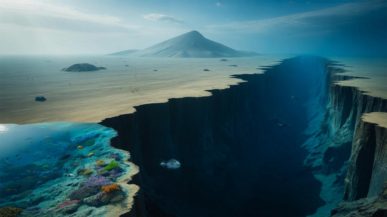 Co kryje się pod taflą oceanów? Najciekawsze kształty dna morskiego